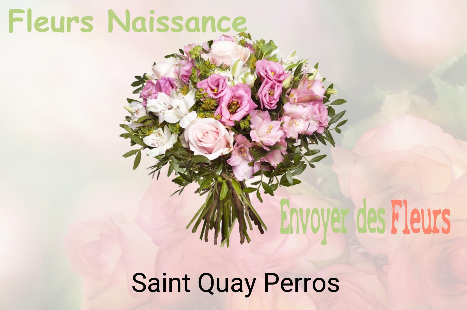 Bouquet de fleurs de naissance livré à Saint-Quay-Perros